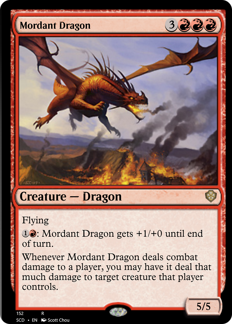 Mordant Dragon [Starter Commander Decks]