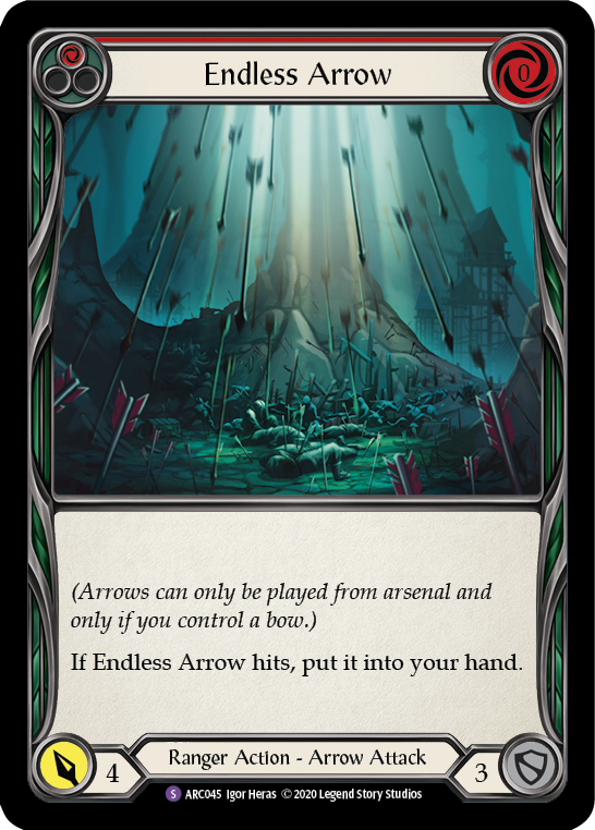 Endless Arrow [U-ARC045] (Arcane Rising Unlimited)  Unlimited Rainbow Foil