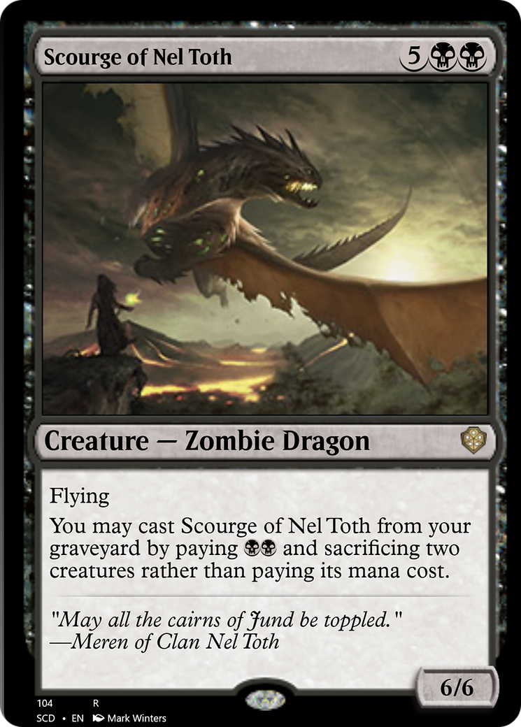 Scourge of Nel Toth [Starter Commander Decks]