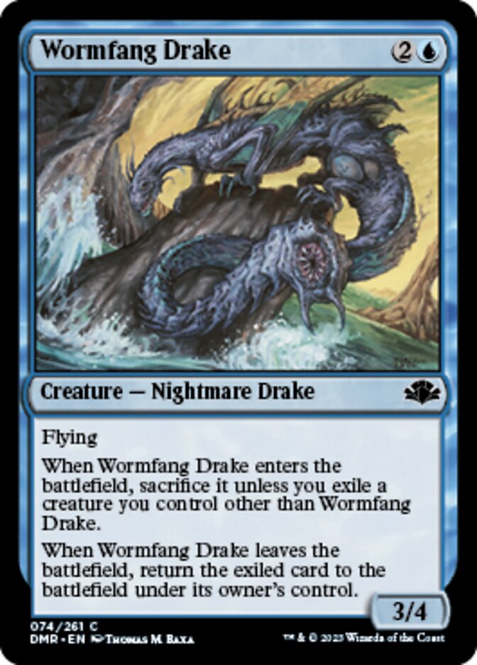 Wormfang Drake [Dominaria Remastered]