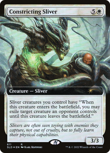 Constricting Sliver (Extended Art) [Secret Lair Drop Promos]