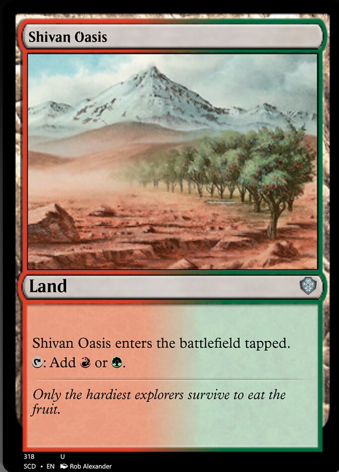 Shivan Oasis [Starter Commander Decks]