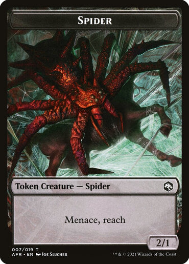 Spider // Faerie Dragon Double-sided Token [Dungeons & Dragons: Adventures in the Forgotten Realms Tokens]