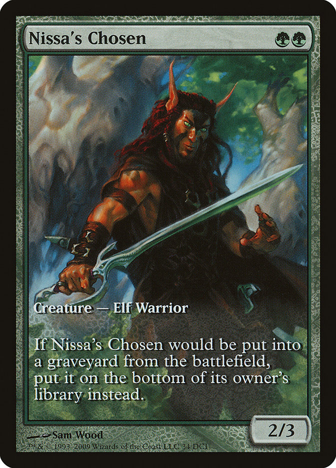 Nissa's Chosen (Game Day) (Extended Art) [Zendikar Promos]