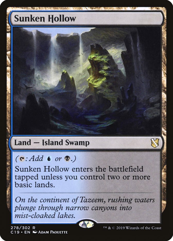 Sunken Hollow [Commander 2019]