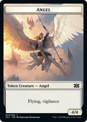 Elemental // Angel Double-sided Token [Double Masters 2022 Tokens]