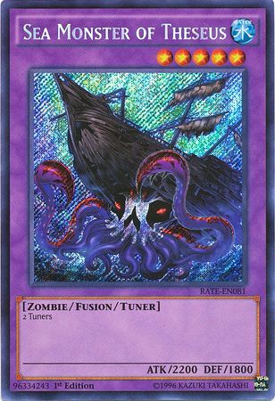 yugioh sea cards Sea Monster of Theseus [RATE-EN081] Secret Rare