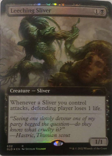 Leeching Sliver (Extended Art) [Secret Lair Drop Promos]