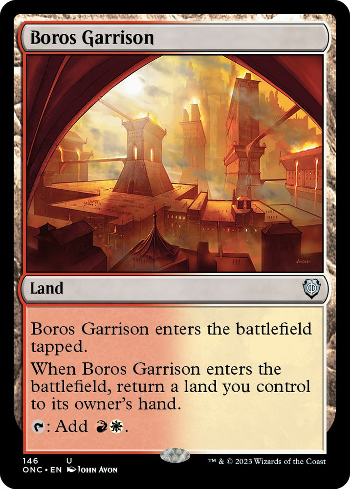 Boros Garrison [Phyrexia: All Will Be One Commander]