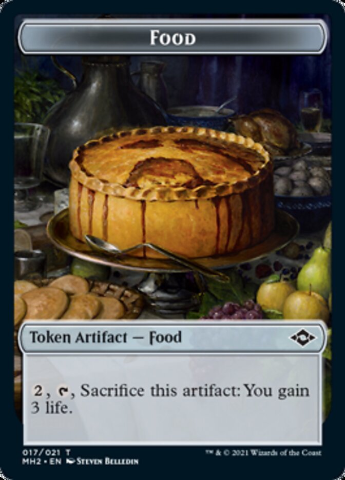 Food Token (17) // Phyrexian Germ Token [Modern Horizons 2 Tokens]