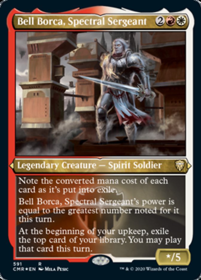 Bell Borca, Spectral Sergeant (Etched) [Commander Legends]