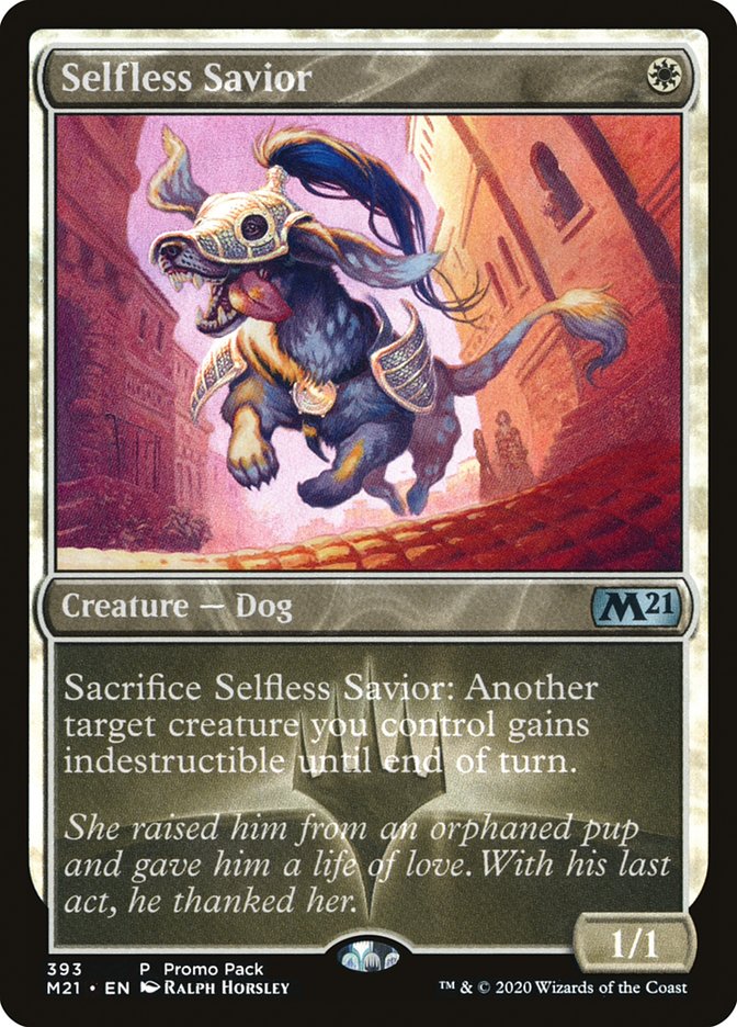 Selfless Savior (Promo Pack) [Core Set 2021 Promos]