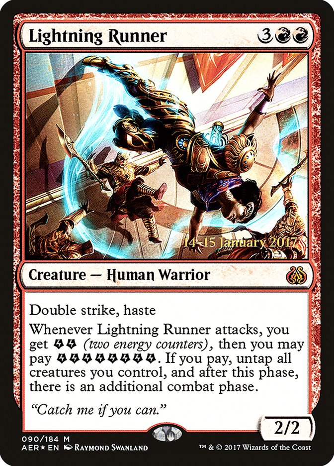 Lightning Runner [Aether Revolt Prerelease Promos]