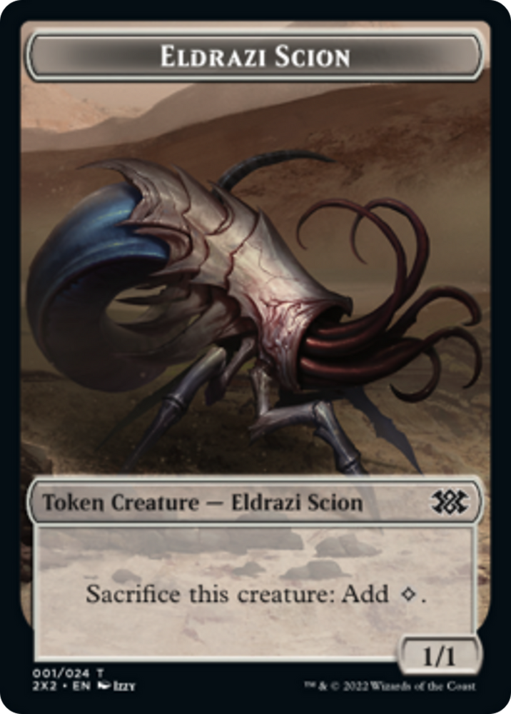 Faerie Rogue // Eldrazi Scion Double-sided Token [Double Masters 2022 Tokens]