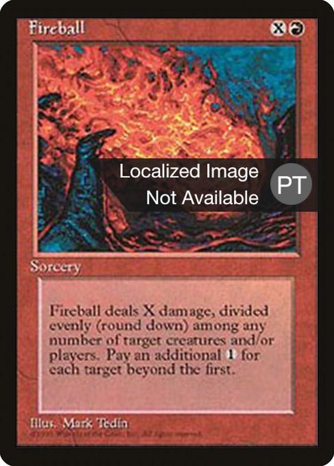 Fireball [Fourth Edition (Foreign Black Border)]