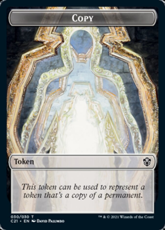 Copy // Fractal Token [Commander 2021 Tokens]