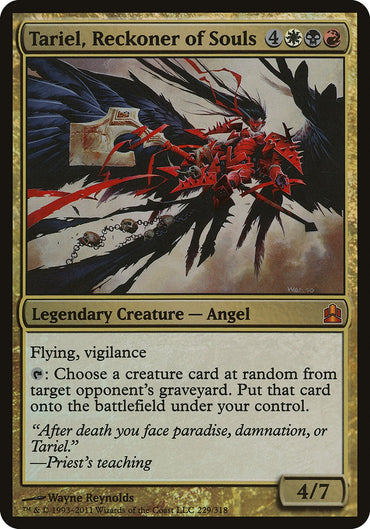 Tariel, Reckoner of Souls (Oversized) [Commander 2011 Oversized]