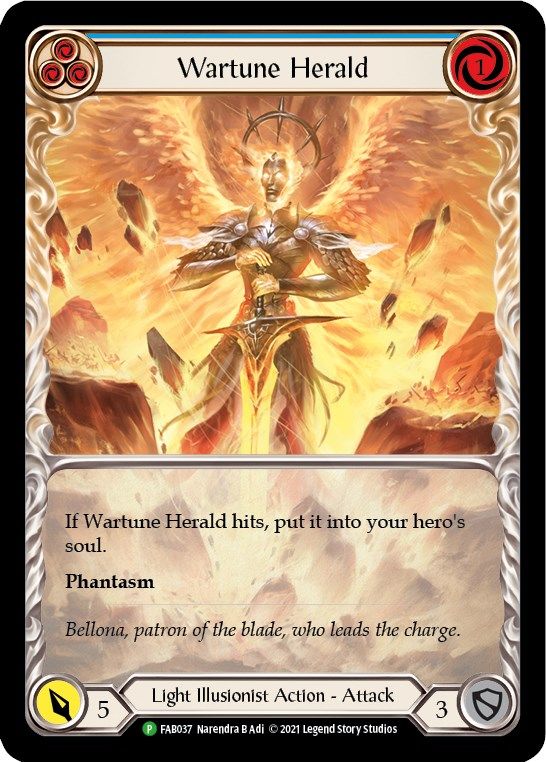 Wartune Herald (Red) [FAB036] (Promo)  Rainbow Foil