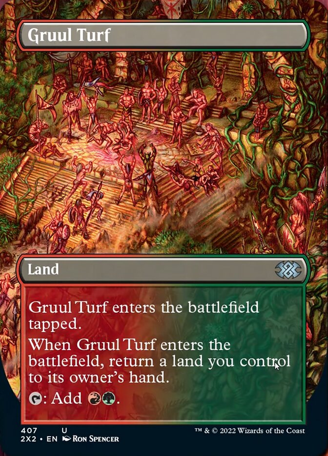 Gruul Turf (Borderless Alternate Art) [Double Masters 2022]