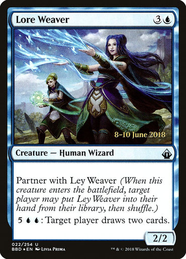 Lore Weaver [Battlebond Prerelease Promos]