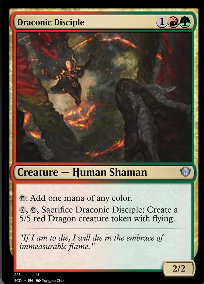 Draconic Disciple [Starter Commander Decks]