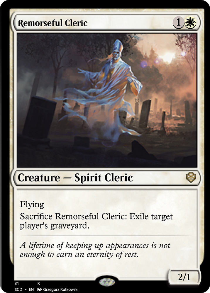 Remorseful Cleric [Starter Commander Decks]