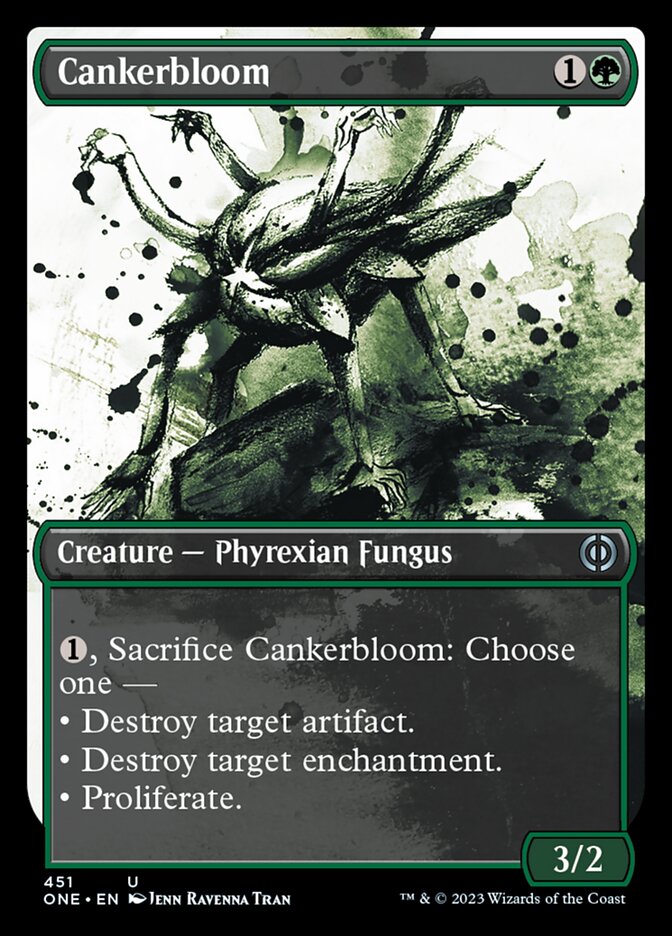 Cankerbloom (Showcase Ichor Step-and-Compleat Foil) [Phyrexia: All Will Be One]