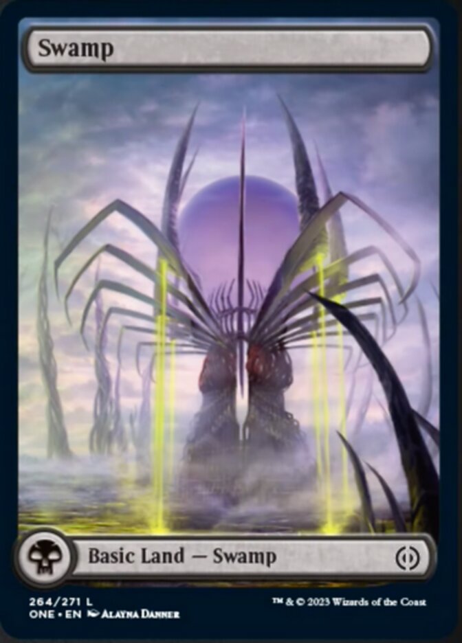 Swamp (264) (Full-Art) [Phyrexia: All Will Be One]