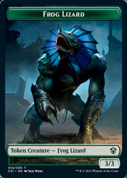 Frog Lizard // Elephant Token [Commander 2021 Tokens]