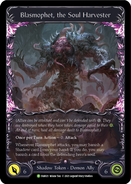 Blasmophet, the Soul Harvester [FAB021] (Promo)  Cold Foil