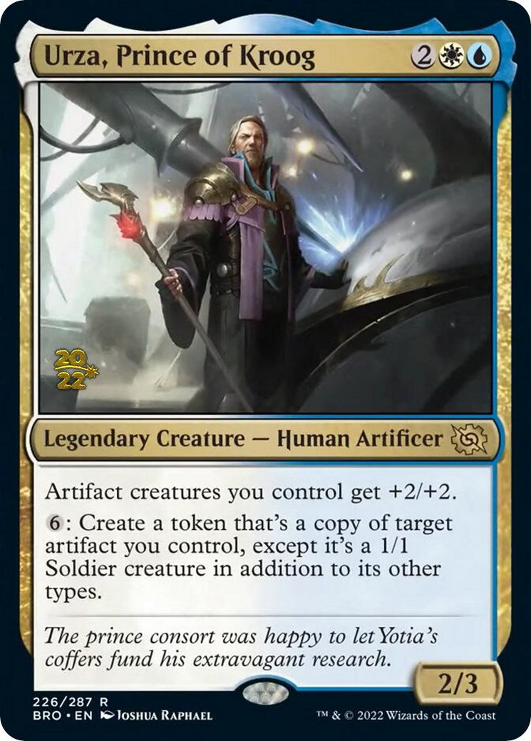 Urza, Prince of Kroog [The Brothers' War: Prerelease Promos]