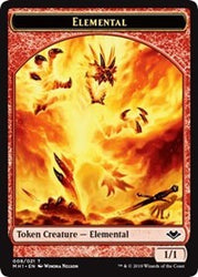 Elemental (008) // Rhino (013) Double-sided Token [Modern Horizons Tokens]