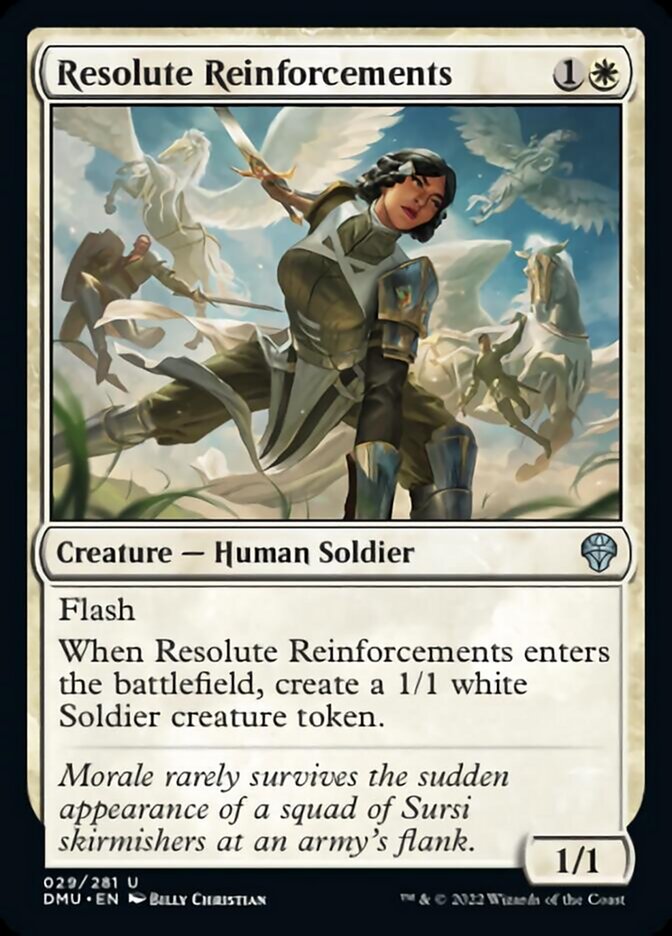 Resolute Reinforcements [Dominaria United]