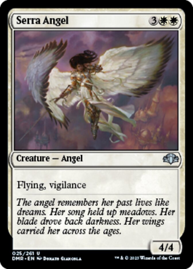 Serra Angel [Dominaria Remastered]