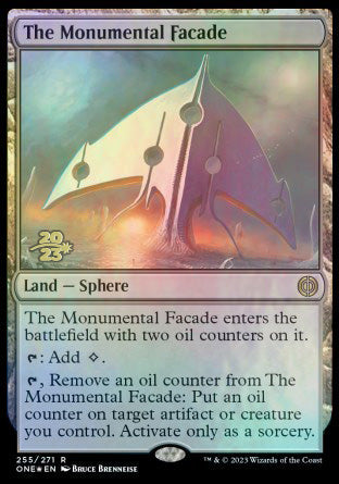 The Monumental Facade [Phyrexia: All Will Be One Prerelease Promos]