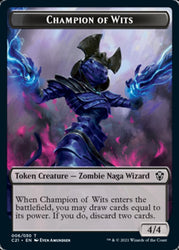 Eldrazi // Champion of Wits Token [Commander 2021 Tokens]