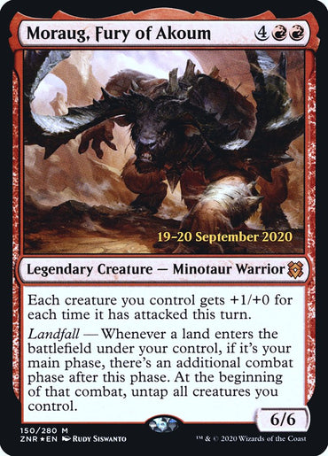 Moraug, Fury of Akoum [Zendikar Rising Prerelease Promos]