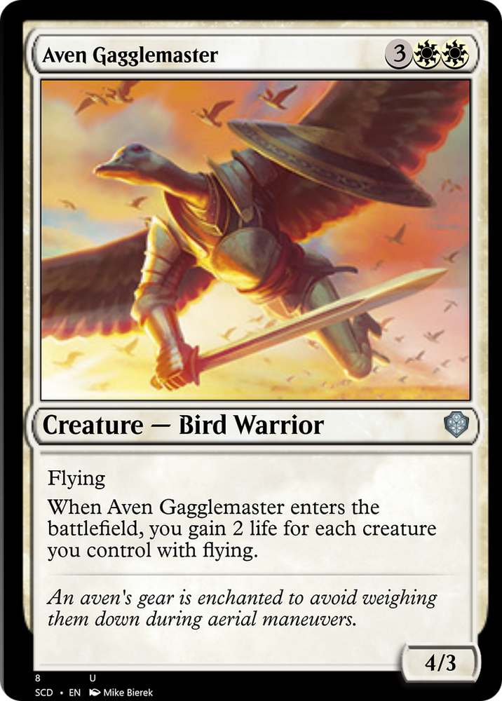 Aven Gagglemaster [Starter Commander Decks]