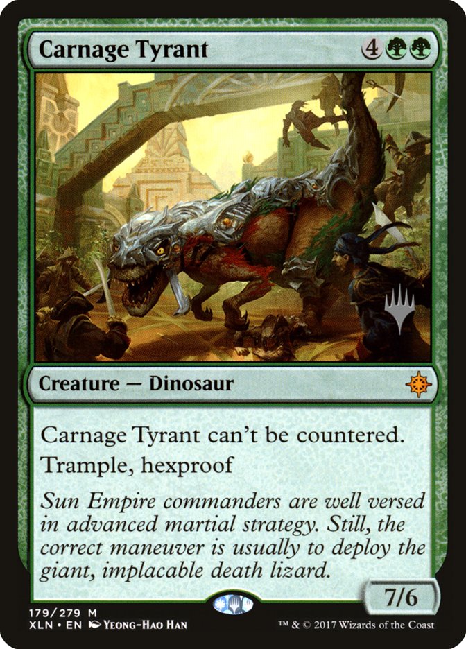 Carnage Tyrant (Promo Pack) [Ixalan Promos]