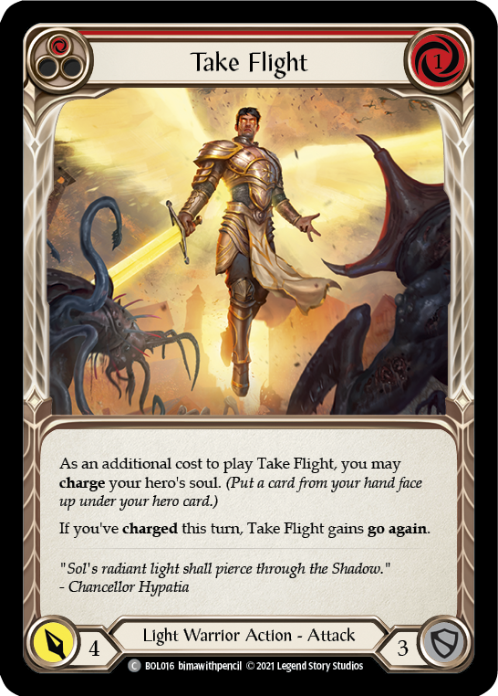 Take Flight [BOL016] (Monarch Boltyn Blitz Deck)