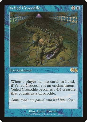 Veiled Crocodile [Urza's Saga]