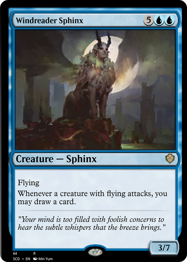 Windreader Sphinx [Starter Commander Decks]