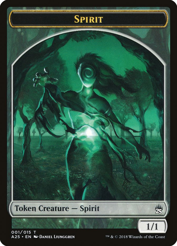 Spirit Token (001/015) [Masters 25 Tokens]