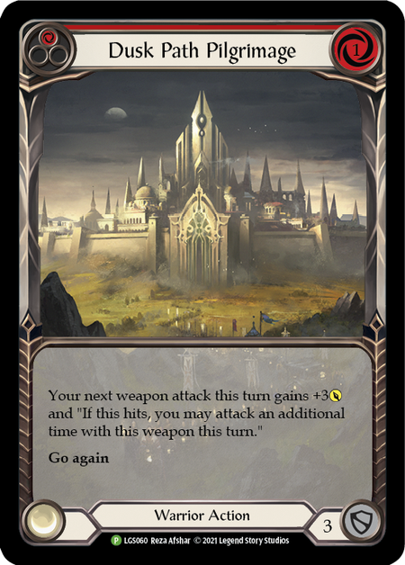 Dusk Path Pilgrimage (Red) [LGS060] (Promo)  Rainbow Foil