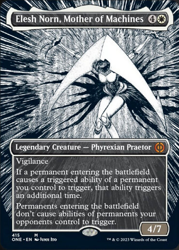 Elesh Norn, Mother of Machines (Borderless Manga) [Phyrexia: All Will Be One]