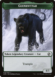 Wolf // Guenhwyvar Double-sided Token [Dungeons & Dragons: Adventures in the Forgotten Realms Tokens]