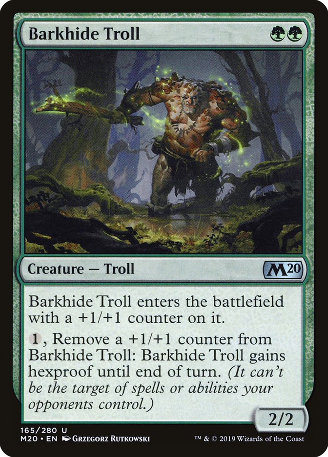 Barkhide Troll [Core Set 2020]