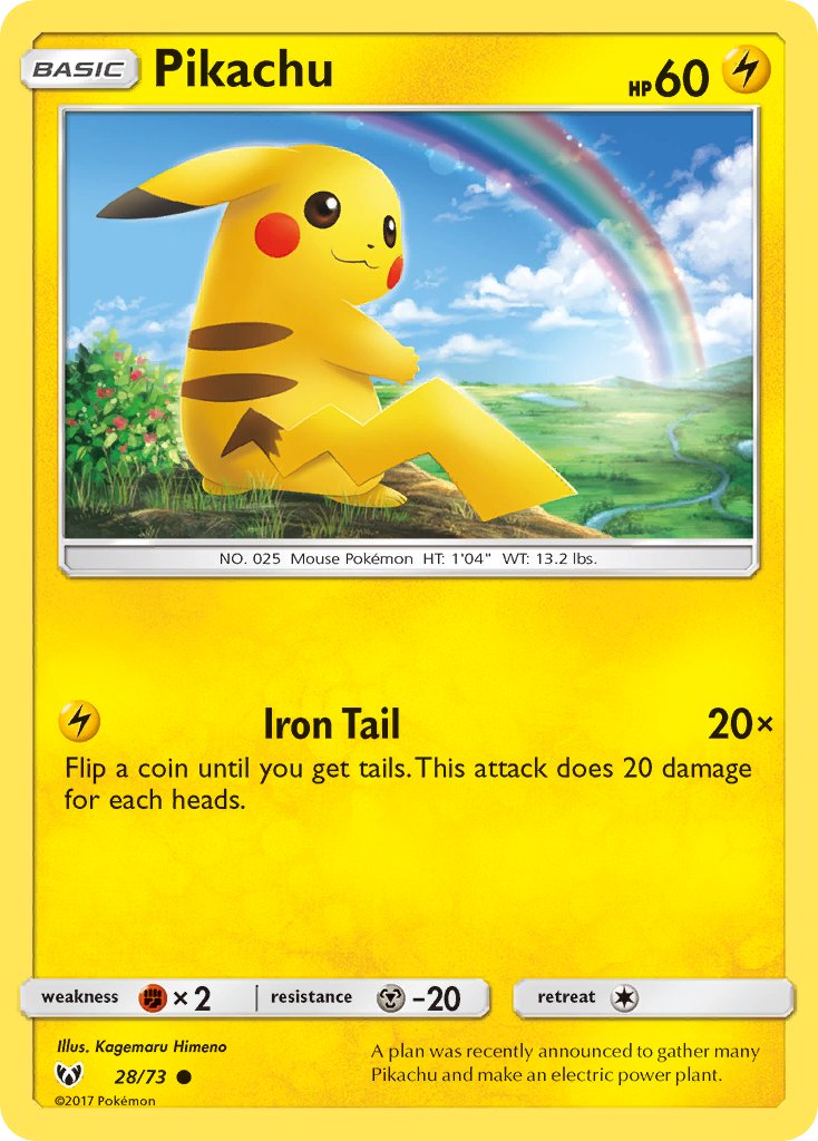 Pikachu (28/73) (Water Web Holo) [Miscellaneous Cards & Products]