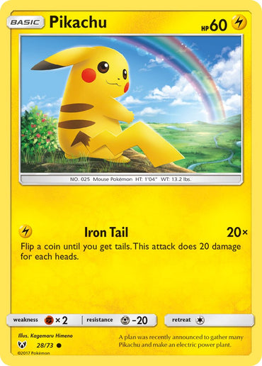 Pikachu (28/73) (Water Web Holo) [Miscellaneous Cards & Products]