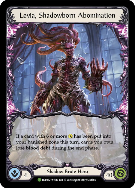 Levia, Shadowborn Abomination [HER032] (Promo)  Cold Foil